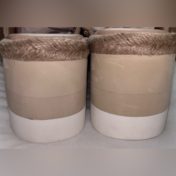 Free People NWOB Santorini Espadrille platform Suede Upper Sandals SZ 7.5 & 8 - Picture 4 of 11